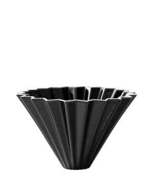 Origami Hand-Kaffeefilter M, Schwarz