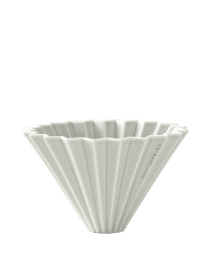 Origami Hand-Kaffeefilter M, Matt-Grau