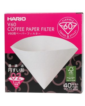Hario V60 Papierfilter Größe 02 40 Stück, im Karton