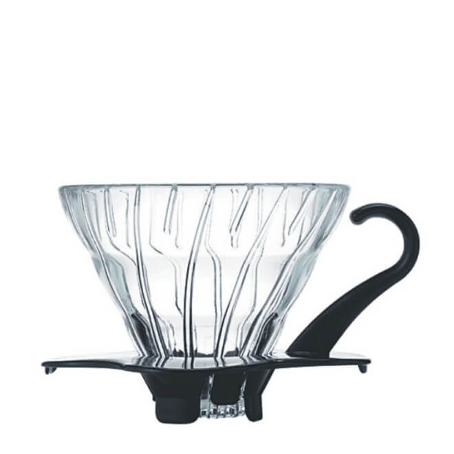 Glass Coffee Dripper V60 01 Black