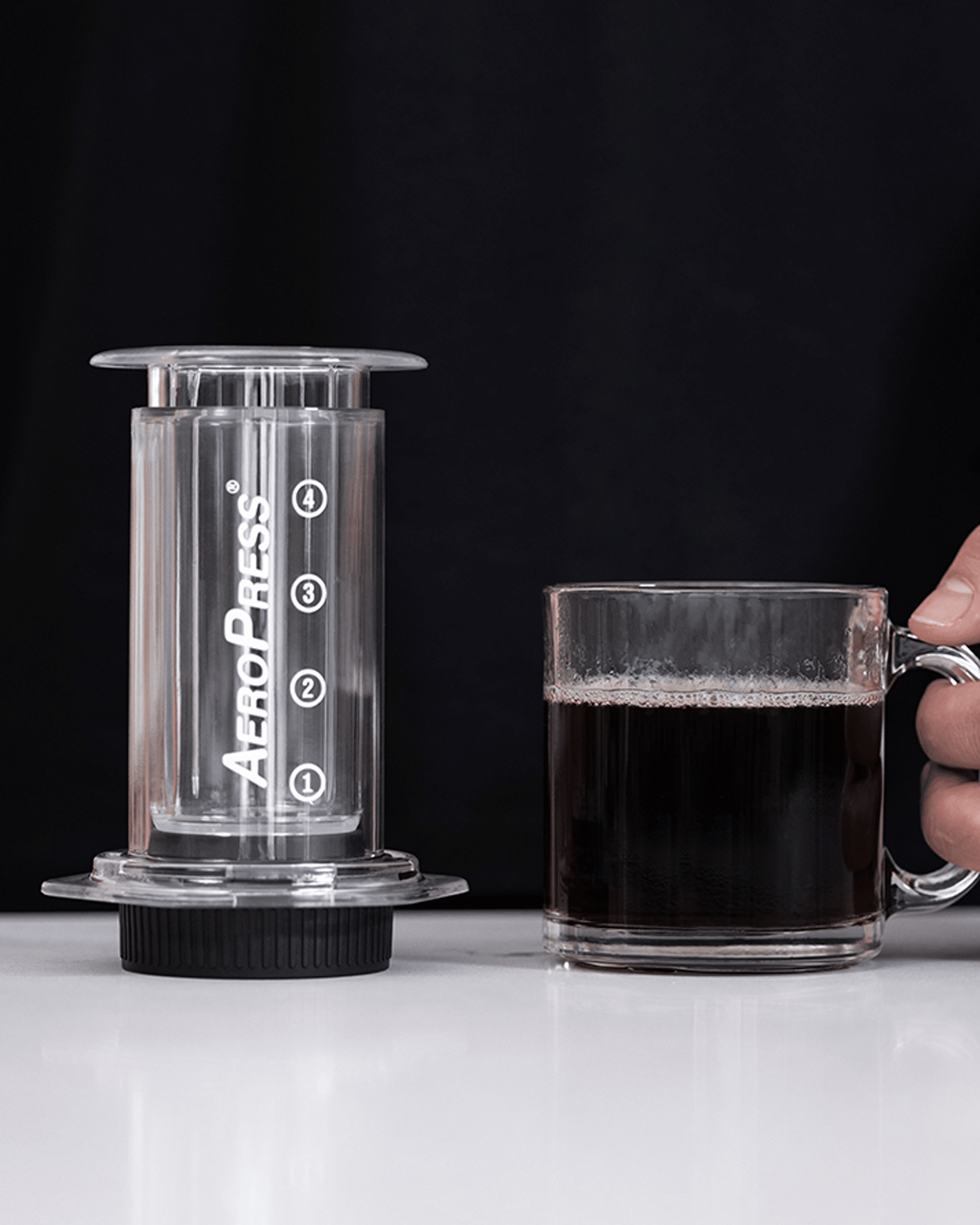 AeroPress® Kaffee- und Espressozubereiter Clear