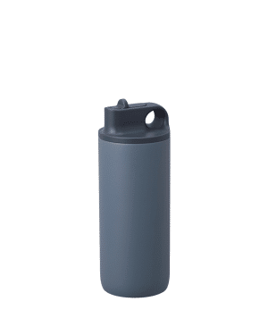 Kinto Active Tumbler Trinkflasche 600ml, Blau-Grau