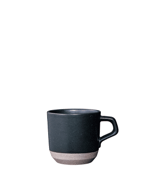 Kinto CLK Keramik Tasse 300ml, Schwarz