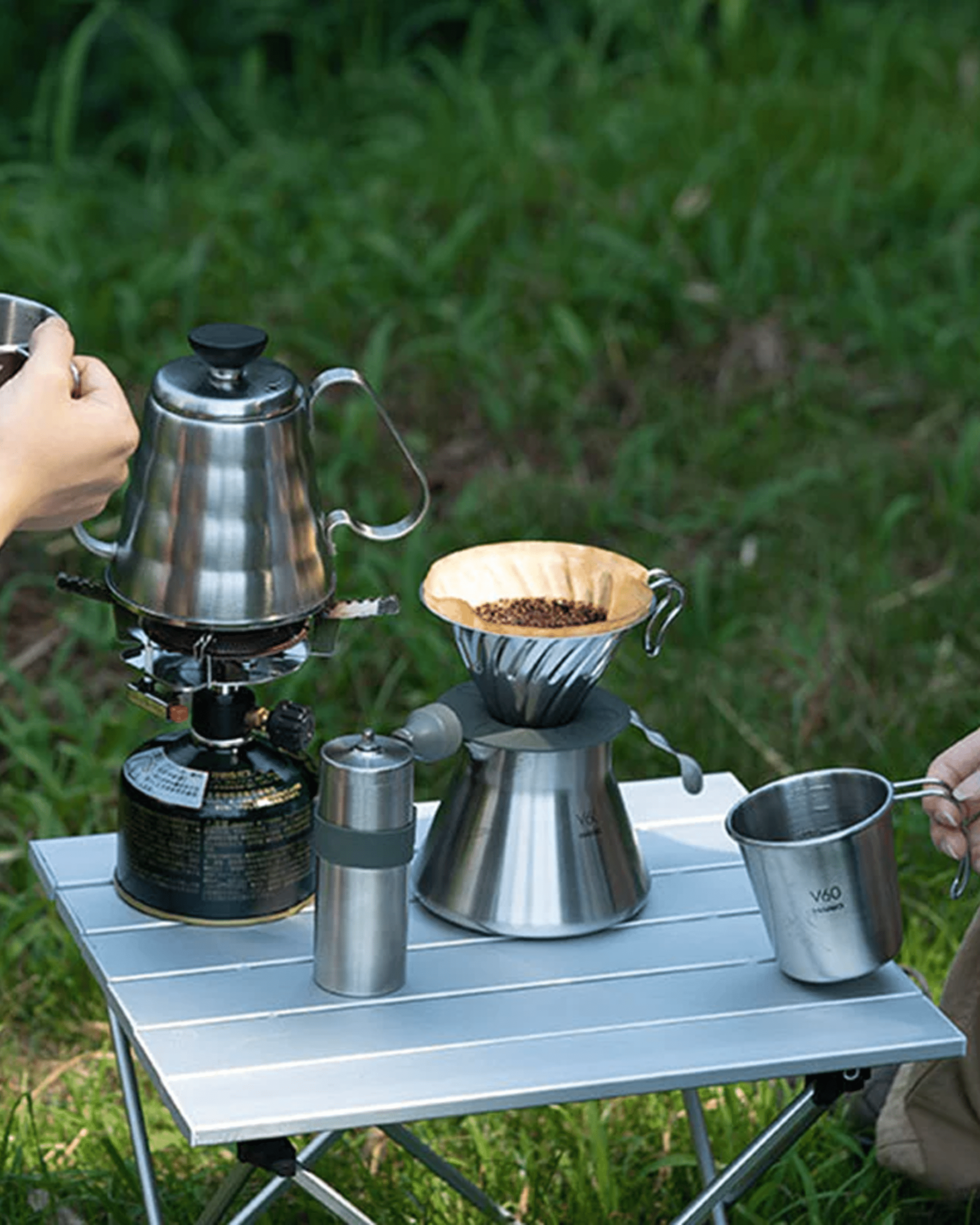 Hario V60 Outdoor Metall Kaffeeserver 500ml