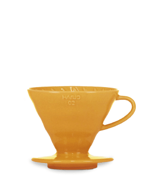 Hario V60 Hand-Kaffeefilter 02 Keramik Colour Edition Orange